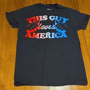 MAD Engine Black Patriotic Graphic Tee